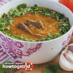Как приготовить суп харчо в домашних условиях